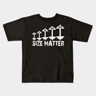 size matter Kids T-Shirt